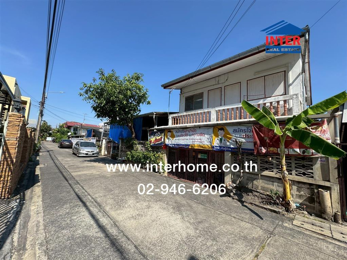 2-story detached house, 25 sq m. Detached house, Soi Phahonyothin 58, Intersection 59, Phahonyothin Road, Sai Mai District, Bangkok.