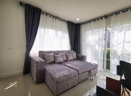 K-6698 Urgent for rent! Twin house Golden Neo Bangna Suan Luang ready to move in.