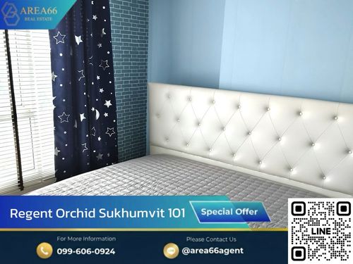 🔥 Urgent sale! Fully furnished, can live in yourself, can be rented out, Regent Orchid Sukhumvit 101