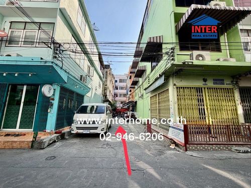 Commercial building, 3.5 floors, 13.6 sq m. Commercial building, Soi Charoen Rat 2. Intersection 1 (Soi Charoen Krung 57), Charoen Krung Road, Charoen Rat 2 Road, Yannawa District, Bangkok