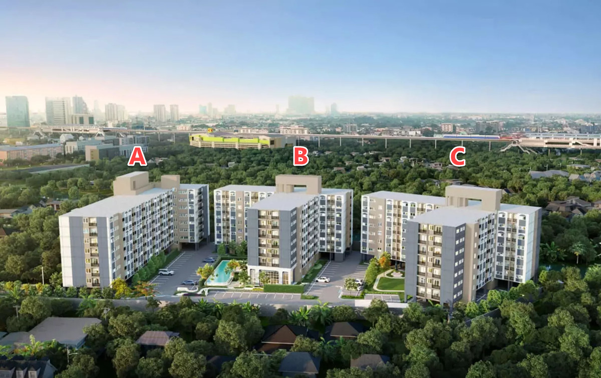 Selling down payment COZI BTS Saphanmai (COZI BTS Saphan Mai), ready to move in at the end of 2026. – รูปที่ 2