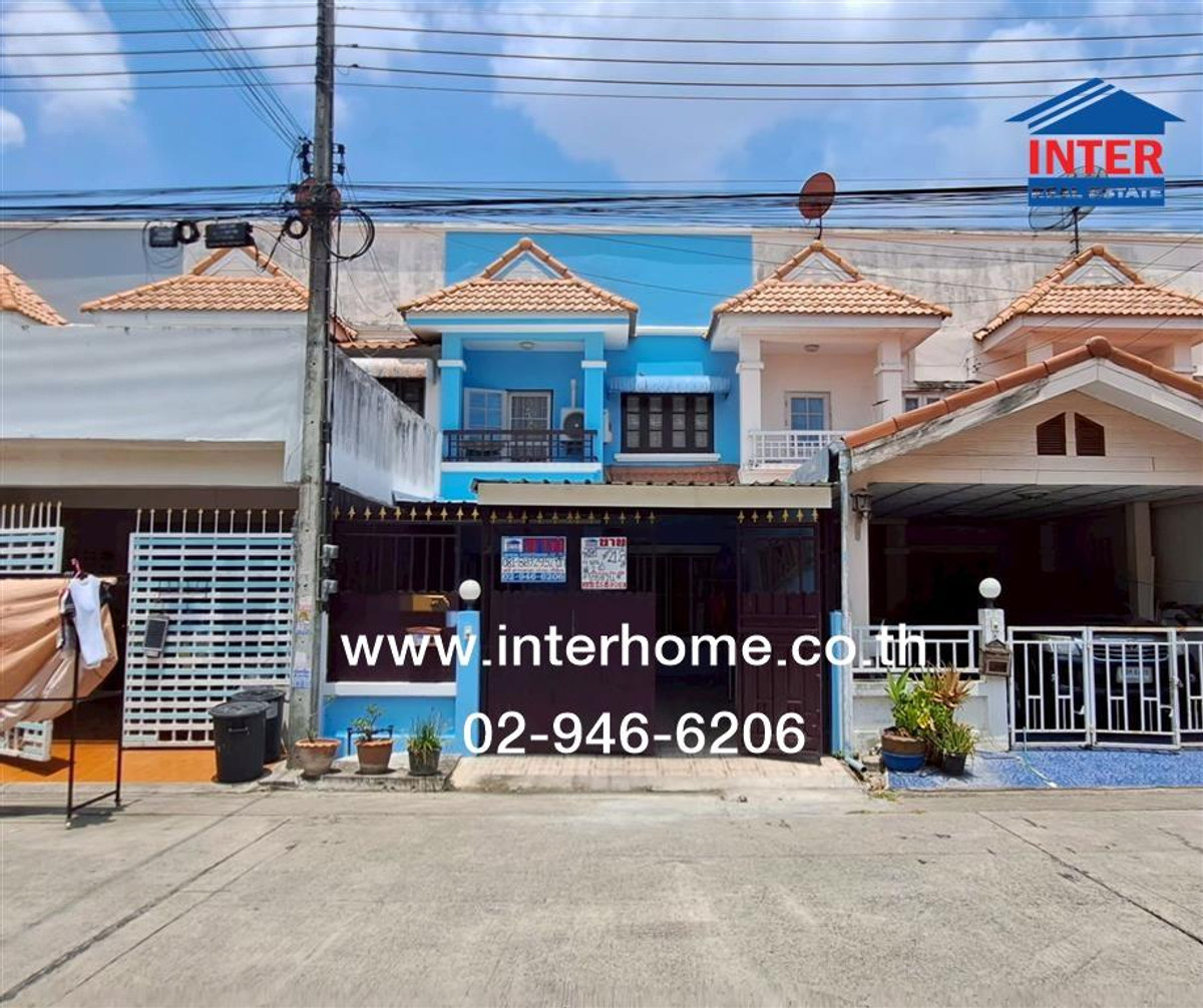 Townhouse, 2 floors, 21.8 sq m, Wasin Village, Thanyaburi-Khlong 9. Rangsit-Nakhon Nayok Road, Thanyaburi, Pathum Thani