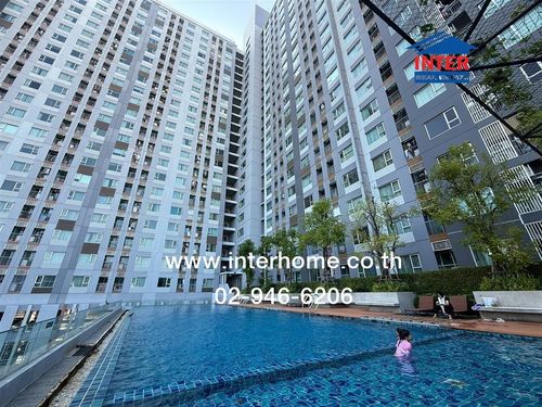 Condominium 26.12 sq m. Aspire Ratchada-Wong Sawang. Near the Purple Line Next to the main road Bangkok-Nonthaburi, Bang Sue District, Bangkok