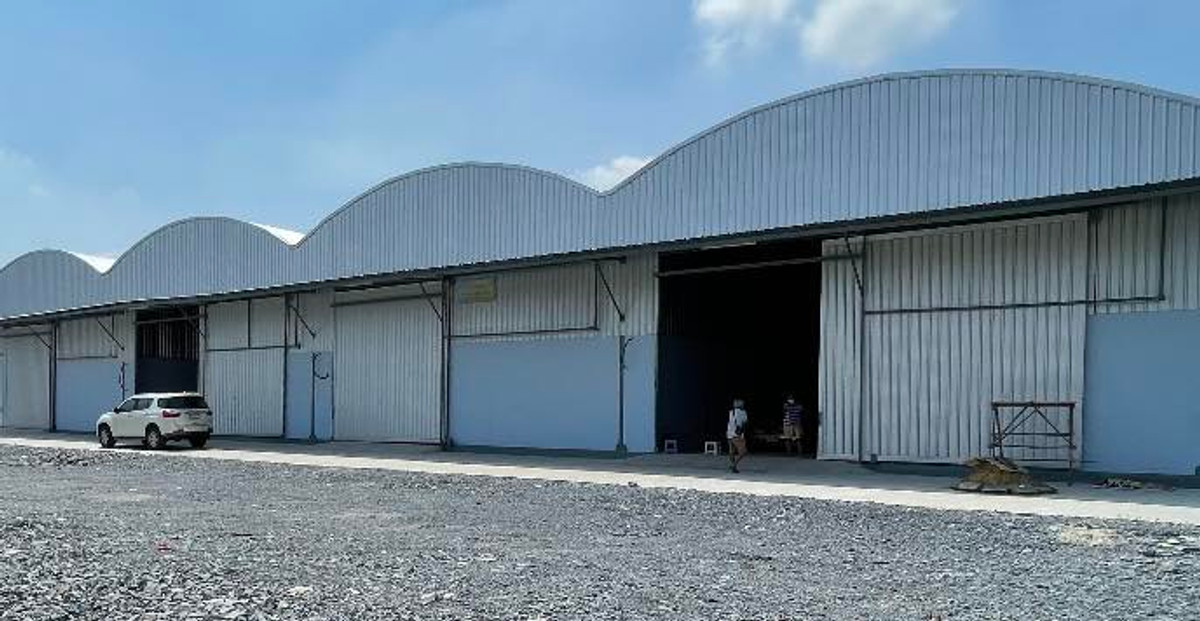 For Rent, 📦 Warehouse with Office📏 Area: 300 sq.m.⛳ Krathum Baen, Samut Sakhon