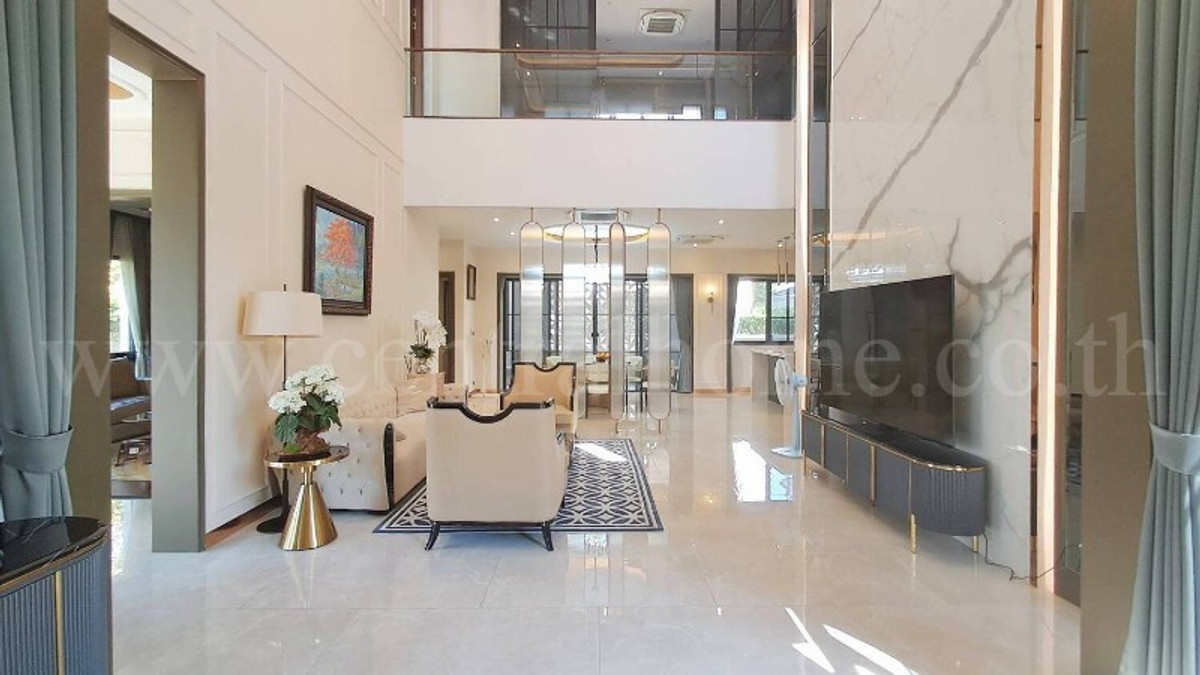 Single house Lake Legend Chaengwattana, Super Luxury, French style. Cheapest price in the project – รูปที่ 2