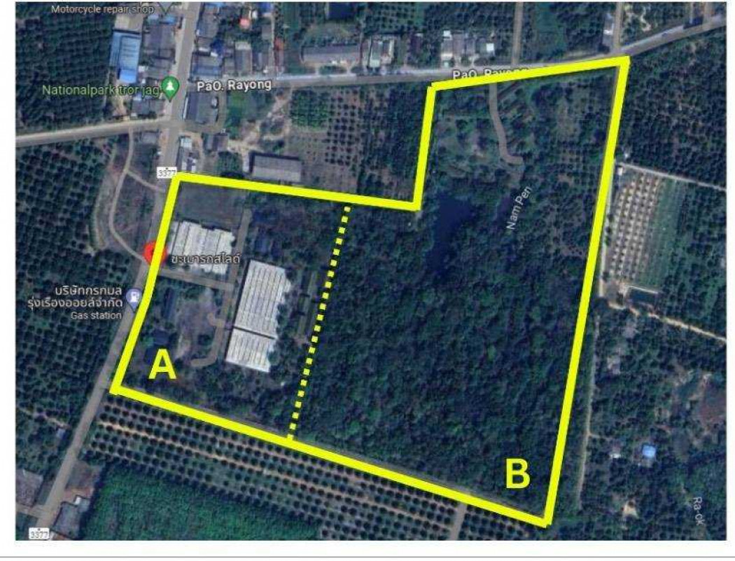For sale: 72 rai 20 square wah of land with a forest, fruit orchard, and private residence. For sale: 72 rai 20 square wah of land with a forest, fruit orchard, and private residence.