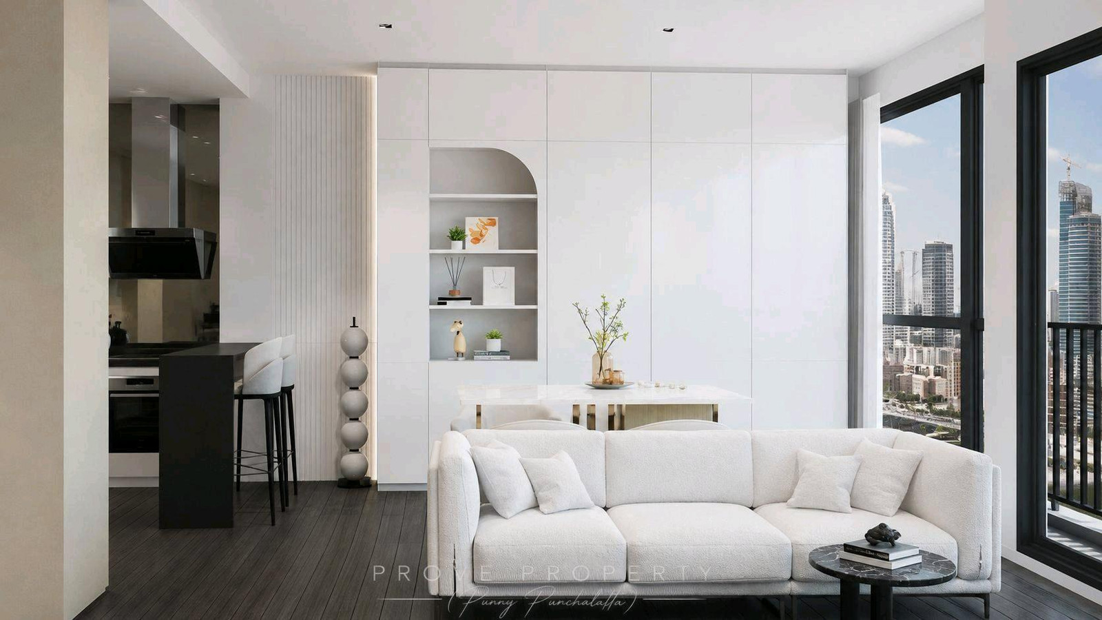 Park Origin Thonglor | For Rent 2 Bed 2 Bath 66.66 SQ.M. High Floor, Fully Furnished | 72,000 THB | 086-929-9929 | LINE: prove.pp – รูปที่ 2