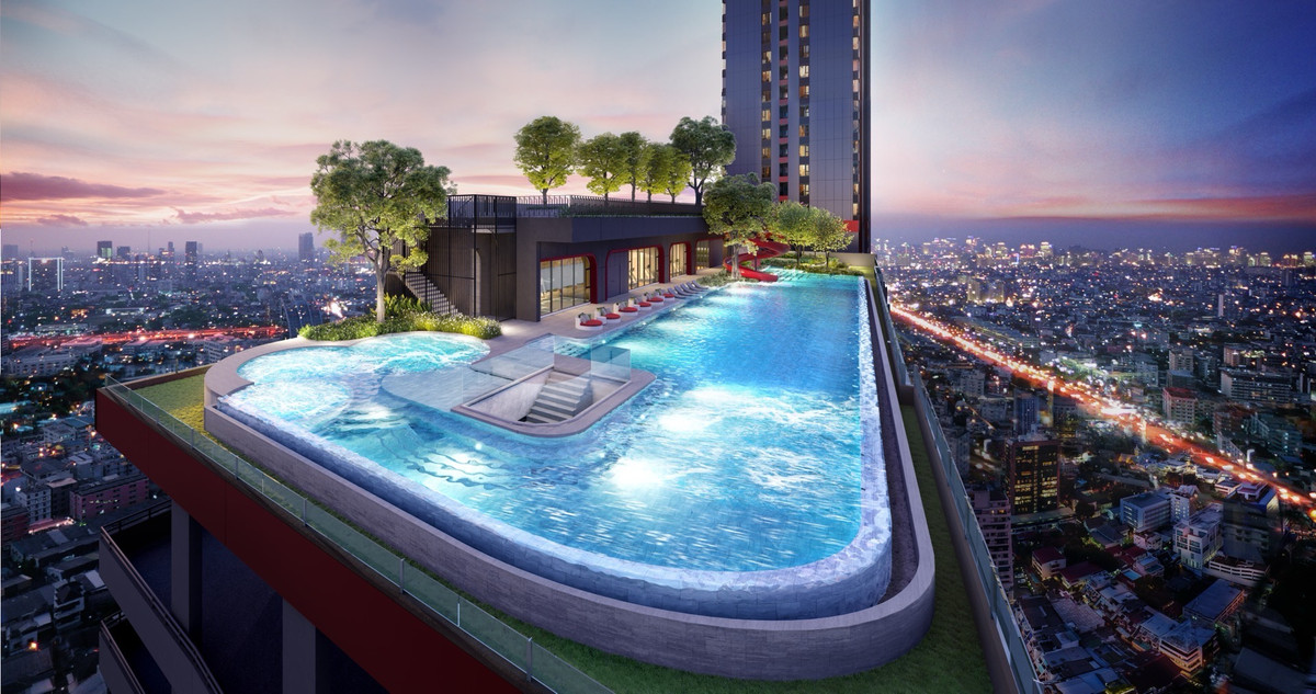 WTS Resale Down Payment - Aspire Huai Khwang (Tower A) | High Floor 27th, 30sqm, East View – รูปที่ 4