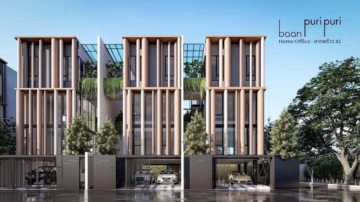 🏛️✨Baan Puripuri Ladprao 41✨Home Office 3.5 floors, size 295 sq m. 31 sq m. | 1 bedroom, 4 bathrooms, 6 parking spaces, starting at 21.64 MB. Contact for viewing appointment Tel.0922635410 (Earth) – รูปที่ 2
