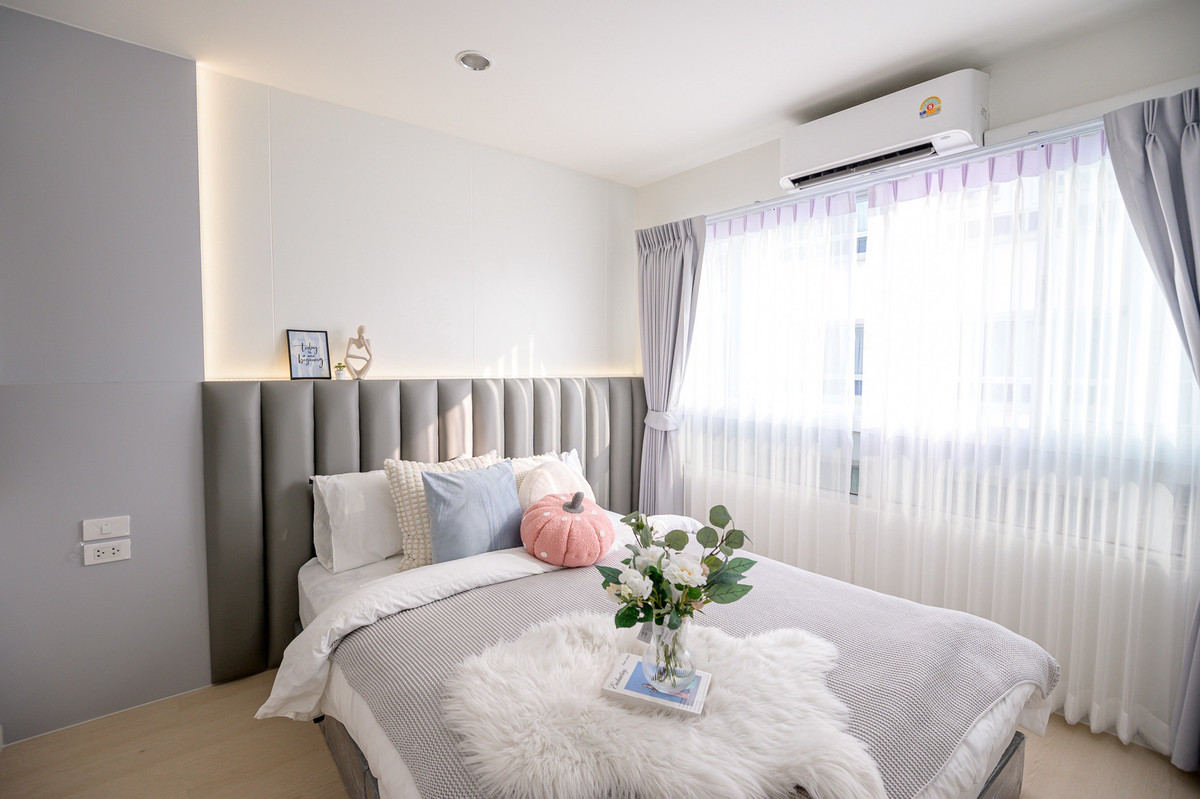 ( sells it himself) Newly renovated room, fresh and hot, Lumpini Ville Condo, Cultural Center ‼️MRT Ratchadaphisek, Huai Khwang, Sutthisan.