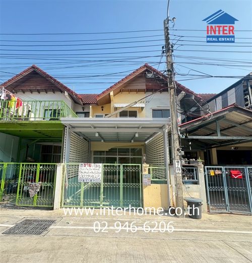 Townhouse, 2 floors, 19.6 sq m, Rim Suan Village, Soi Tha It, Ratchaphruek Road, Rattanathibet Road, Mueang Nonthaburi, Nonthaburi.