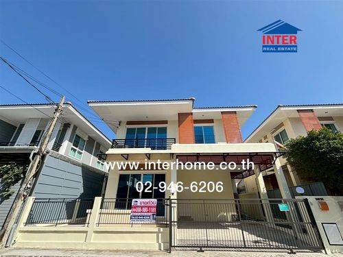 2-story detached house, 37.5 sq m, Phatthana Siri Village, The Pride, Khlong Sam Wa-Liap Khlong Song Road. Soi along Khlong 18/1 Near Safari World Along Khlong Song Road, Khlong Sam Wa District, Bangkok
