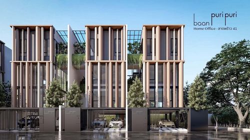 🏛️✨Baan Puripuri Ladprao 41 | Home Office 3.5 floors, size 295 sq m, 31 sq m, 1 bedroom, 4 bathrooms, 9 parking spaces, starting at 21.64 MB, contact for viewing appointment Tel.0922635410 (Earth)