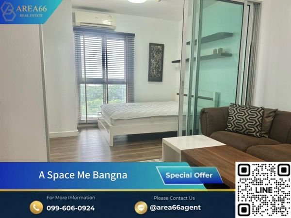 🔥 Nice condo for sale ❗️ Condo in a potential location. Suitable for both living there and investing in A Space Me Bangna.