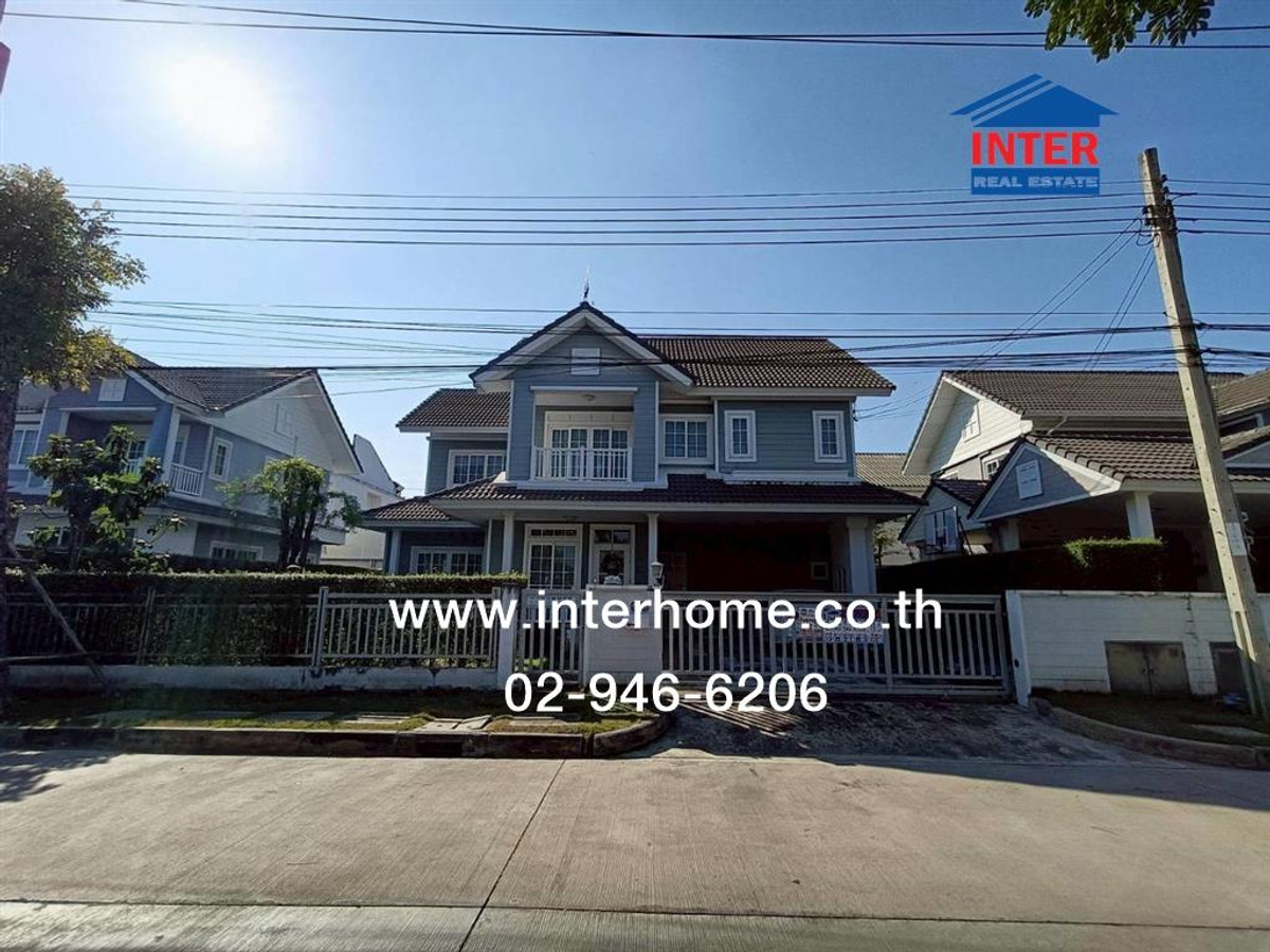 2-story detached house, 91.5 sq m, Burasiri Village, Panya Inthra, Soi Liab Khlong Song 20 Road along Kho Long Song Hathairat Road, Khlong Sam Wa District, Bangkok 2-story detached house, 91.5 sq m, Burasiri Village, Panya Inthra, Soi Liab Khlong Song 20 Road along Kho Long Song Hathairat Road, Khlong Sam Wa District, Bangkok