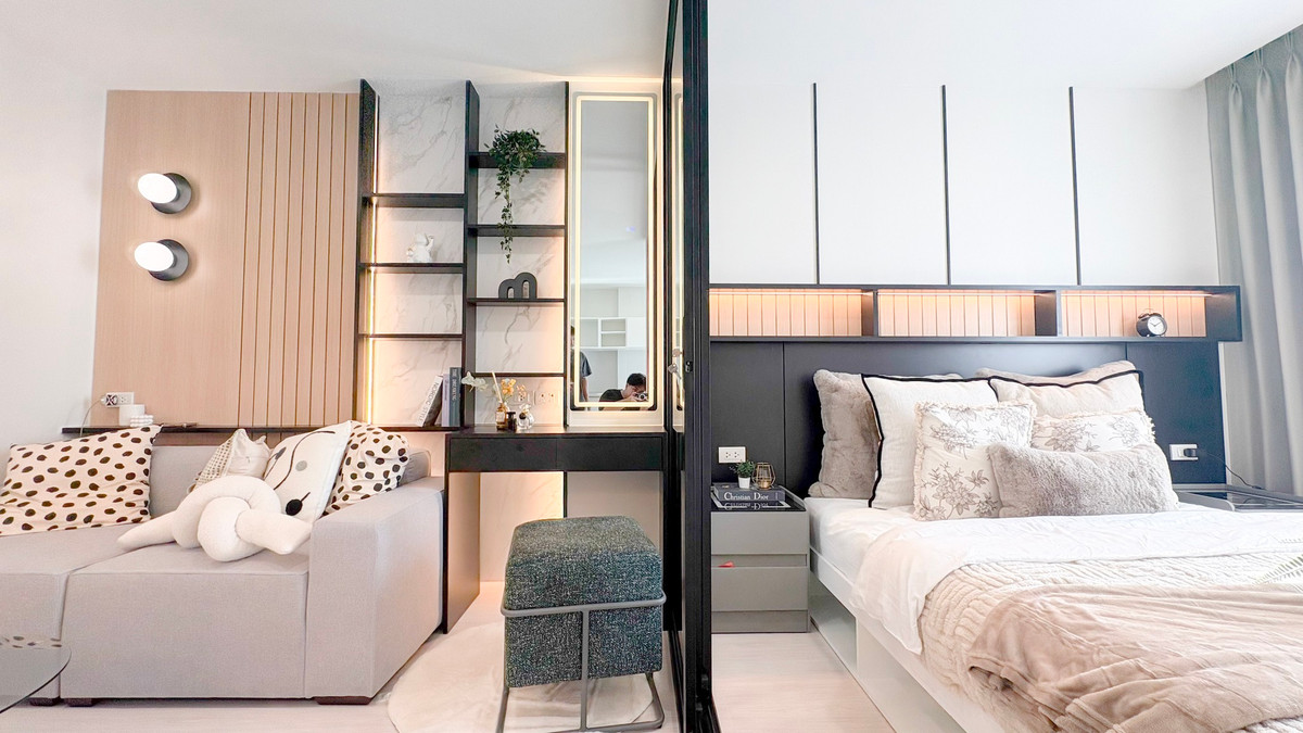 ‼ Beautiful room, fully furnished, ready to move in, Lumpini Place Borommaratchachonnani - Pinklao.