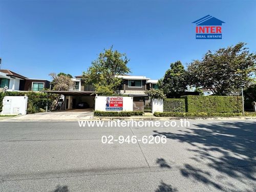 บ้านเดี่ยว 2 ชั้น 173 ตร.ว. หมู่บ้านนันทวัน ปิ่นเกล้า-ราชพฤกษ์ ซอยบรมราชชนนี75 ถนนบรมราชชนนี ถนนราชพฤกษ์ ถนนพุทธมณสาย1 เขตตลิ่งชัน กรุงเทพมหานคร