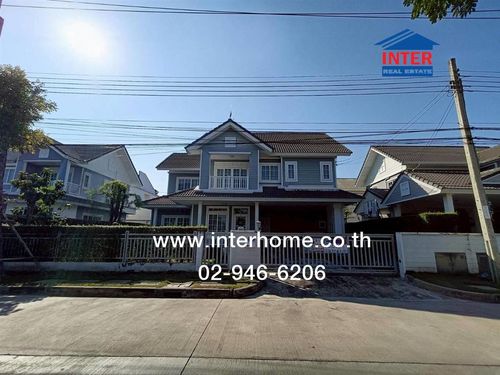 บ้านเดี่ยว 2 ชั้น 91.5 ตร.ว. หมู่บ้าน บุราสิริ ปัญญาอินทรา ใกล้ซอยเลียบคลองสอง20 ถนนเลียบคอลงสอง ถนนหทัยราษฏร์ เขตคลองสามวา กรุงเทพมหานคร
