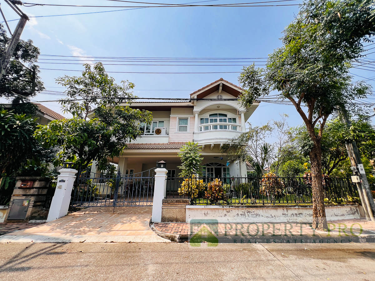 ให้เช่า บ้าน ภัทรา รามคำแหง 76 บ้านเดี่ยว 4 ห้องนอน 69 ตรว 250 ตรม หลังมุม ตกแต่งสวย เฟอร์นิเจอร์ เครื่องใช้ไฟฟ้าครบ ใกล้ ศรีนครินทร์ กรุงเทพกรีฑา หัวหมาก : EL26R-002