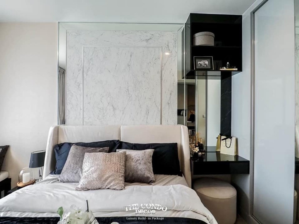 For rent Life Ladprao ห้องตกแต่งสวย บิ้วอิน ชั้นสูงมาก วิวดีสุด RW3000 – รูปที่ 2