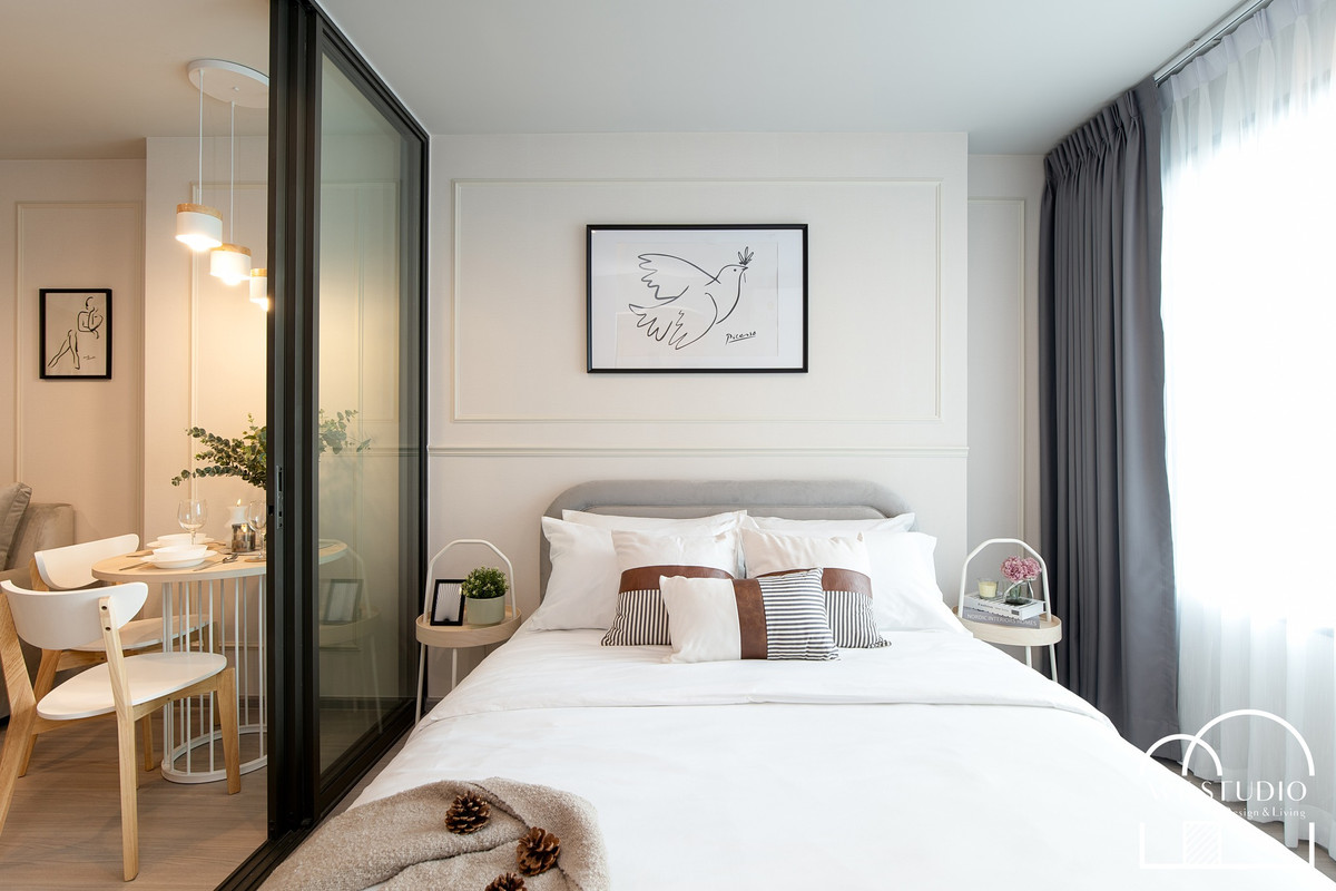 For rent Life Ladprao, beautiful room, fully decorated, good price, ready to move in RW002922