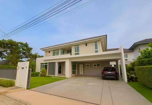 ให้เช่า บ้าน มัณฑนา บางนา วงแหวน บ้านเดี่ยว 2 ชั้น 4 ห้องนอน 152 ตรว 335 ตรม บ้านใหม่ หลังมุม ขนาดใหญ่ที่สุด เฟอร์นิเจอร์ เครื่องใช้ไฟฟ้าครบ ใกล้ เมกาบางนา ศรีนครินทร์ เฉลิมพระเกียรติ ร.9 : MJ26R-002