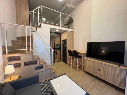 🟦🟩 [For Rent] Siamese Rama 9 | Duplex 37.5 sq.m | Tower B | 14th Fl. | 22,000 THB | Ref: T2145 | LINE: @323gqmho 🟩🟦