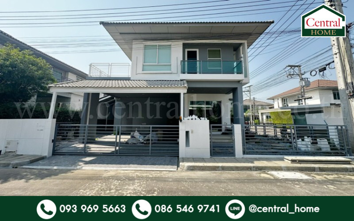 บ้านเดี่ยว ฮาบิเทีย บอนด์ ราชพฤกษ์ แปลงมุม Built-in ทั้งหลัง