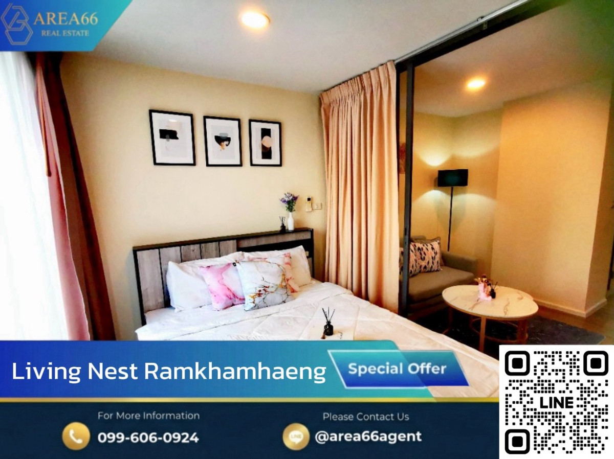🔥Room ready for sale‼️ Beautifully renovated | Living Nest Ramkhamhaeng