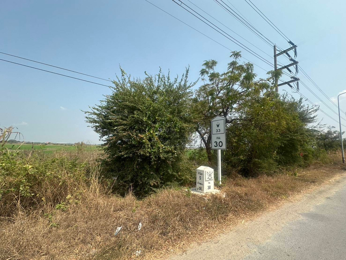 ขายที่ดิน เนื้อที่ 1 ไร่ 3 งาน 96 ตรว. ติดถนนใหญ่ ที่ดินป่าโมก ป่าโมก-สุพรรณบุรี Ang Thong land, 5 km from Pa Mok, 15 km from Ang Thong. – รูปที่ 3
