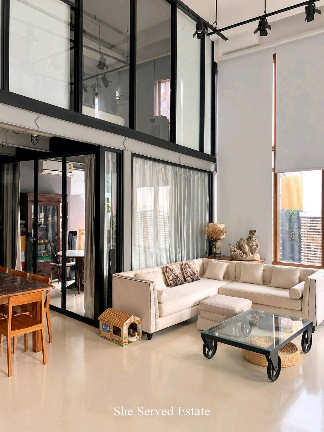 Duplex 180 SQ.M. | 6M High Ceiling | Private Garden | The Emporio Place Sukhumvit 24 | 086-929-9929