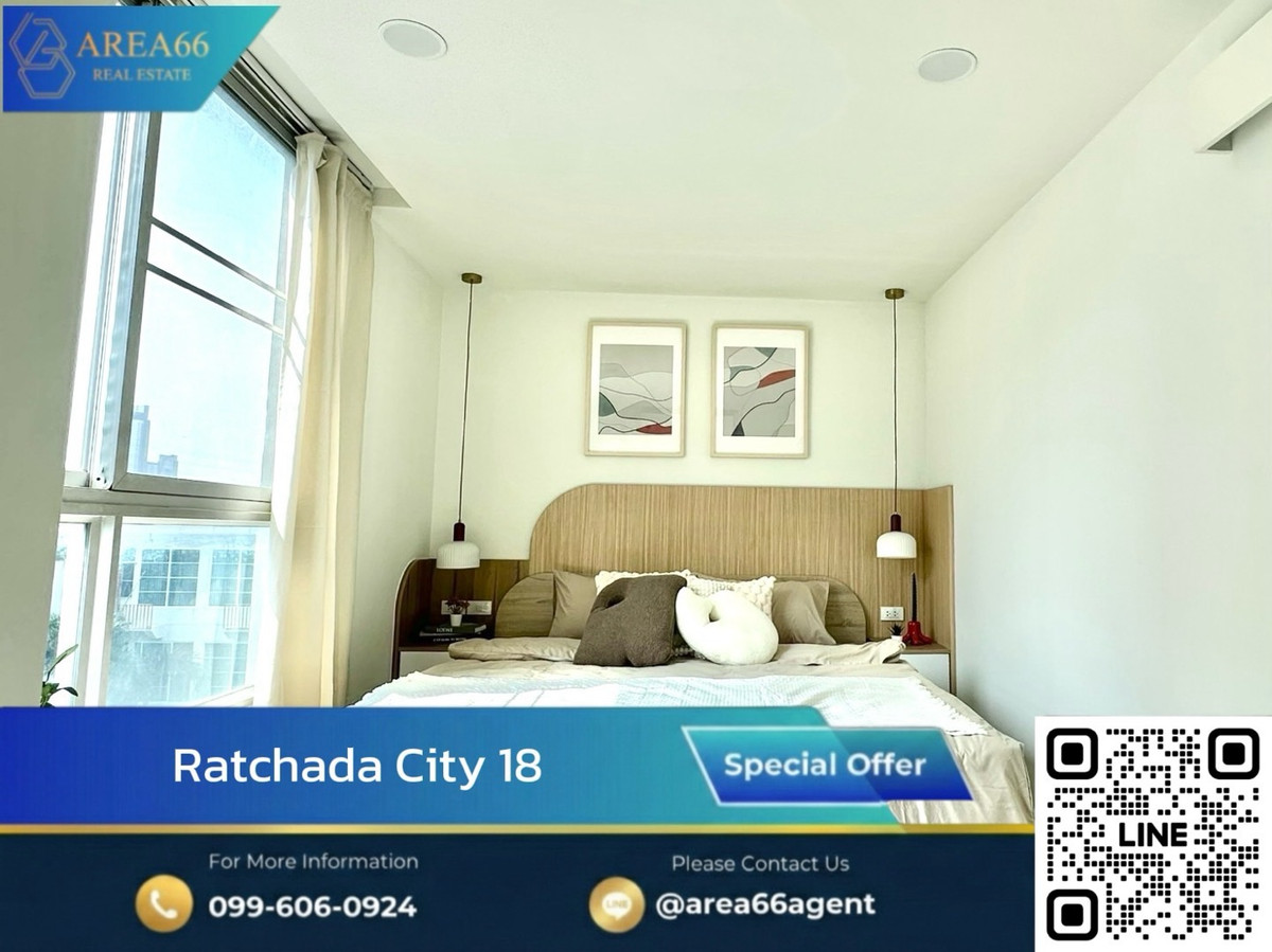 🔥ห้องสวย ไม่จกตา พร้อมโอน สนใจทักได้เลย Ratchada City 18