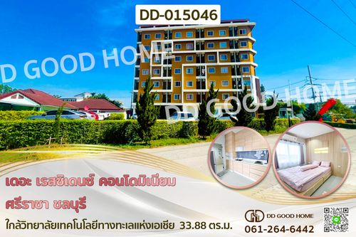 DD-015046 The Residence Condominium, Sriracha, Chonburi, near Ao Udom Beach