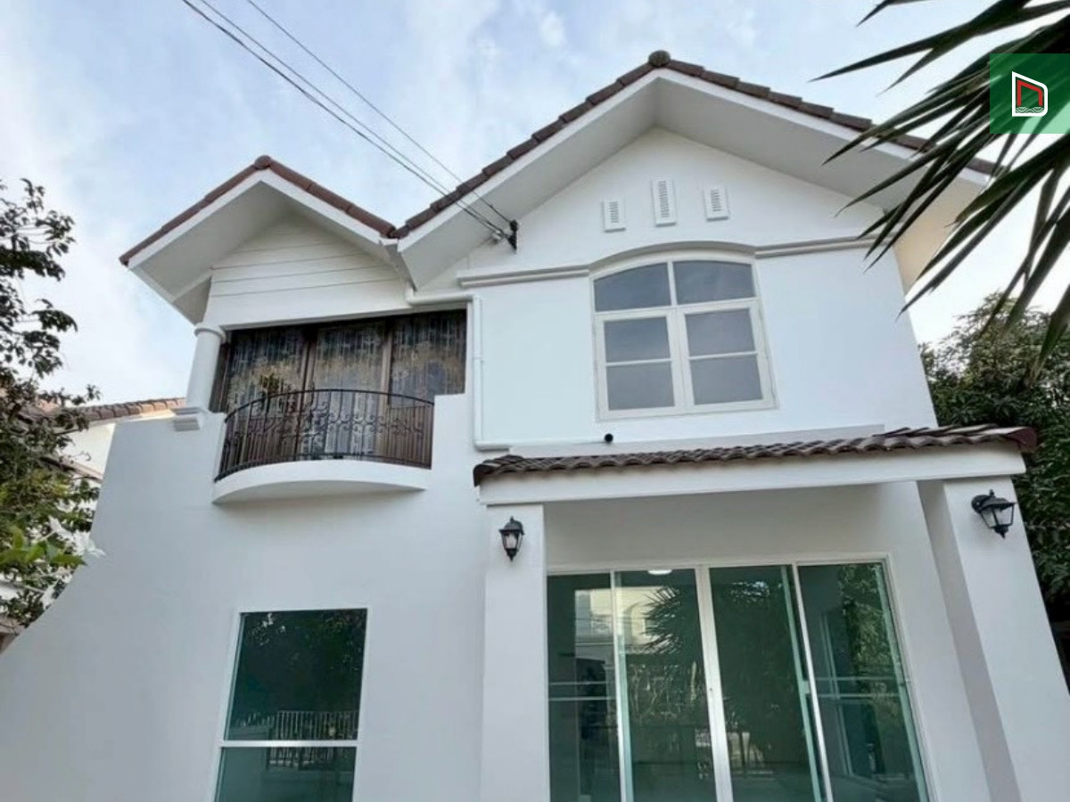 Single house, Raimond Park, Bang Pla 12, Bang Pla, Bang Phli, 4 bedrooms, 2 bathrooms, 50 sq m, 3 million, quiet, newly renovated, the whole house is ready to move in.