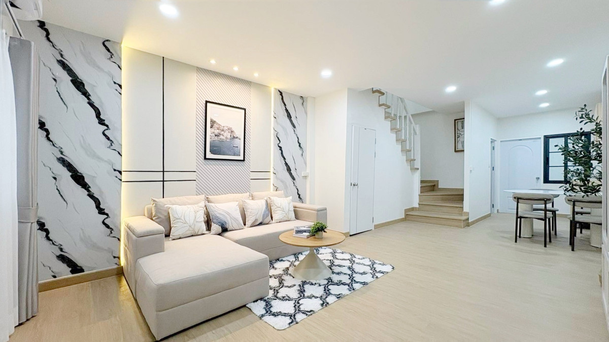 < ผ่อน 12,xxx บาท > 💖🏡 บ้านพิบูลย์ ทาวน์โฮม 2 ชั้น สไตล์โมเดิร์นอิงลิช  🚅 ใกล้ MRT เดินทางสะดวกสบาย – รูปที่ 2