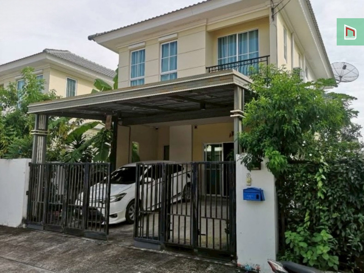 Twin house Pruksa Theparak-Muang Mai 1, Bang Phriang, Bang Bo, 3 bedrooms, 2 bathrooms, 35.5 sq m, 3 million, quiet.