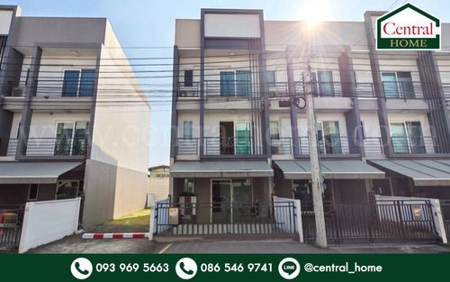 ทาวน์โฮม 3 ชั้น บ้านกลางเมือง สวนหลวง หลังริม ราคาถูกที่สุดในโครงการ