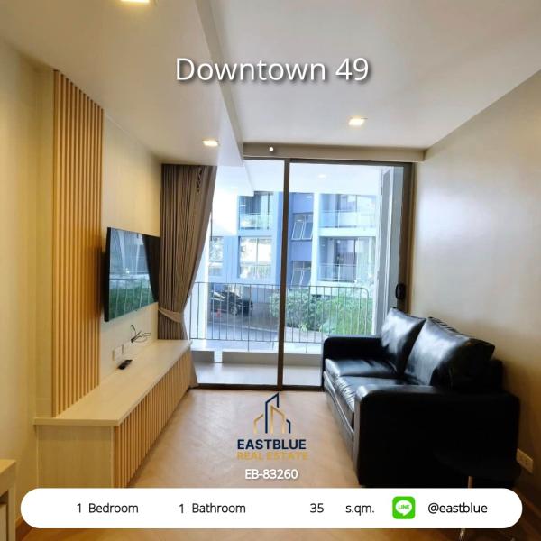 11/08/2026, 🏠 เช่า คอนโด 1 ห้องนอน ดาวน์ทาวน์ 49 23,000 บาท/เดือน 0642748883