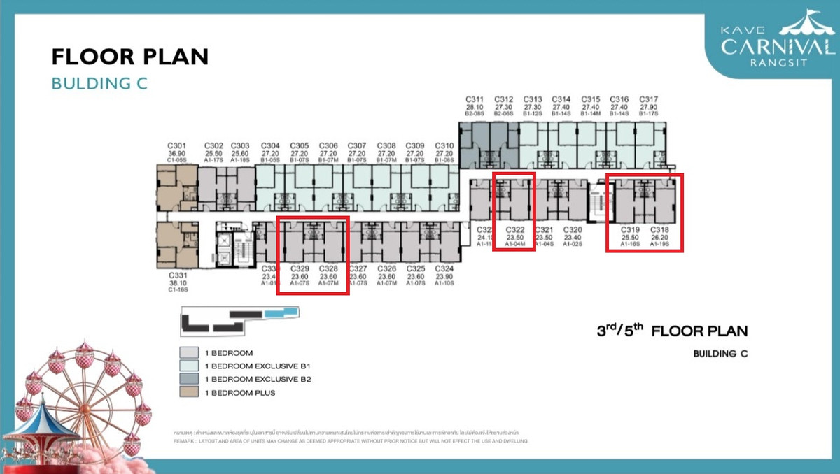Kave Carnival, 1-bed room, 23.6-26.2 sq m, cheap price starting at only 1.39 million baht, Fully Furnished. Kave Carnival, 1-bed room, 23.6-26.2 sq m, cheap price starting at only 1.39 million baht, Fully Furnished.