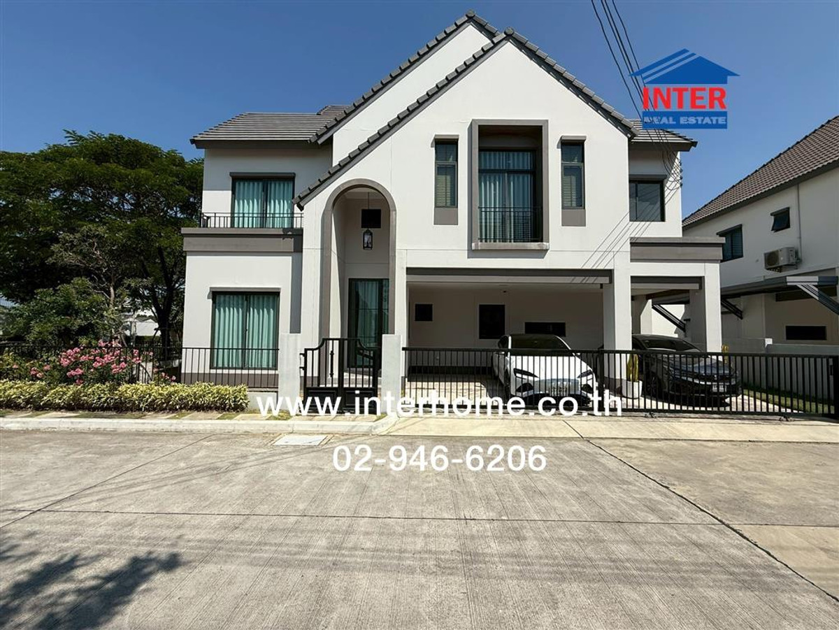 บ้านเดี่ยว 2 ชั้น 72.8 ตร.ว. หมู่บ้านสราญสิริบางนา กม.26 ใกล้โลตัส บางบ่อ ซอยรัตนราช ถนนบางนาตราด กม.26 ถนนบางนา-ตราด บางเสาธง สมุทรปราการ