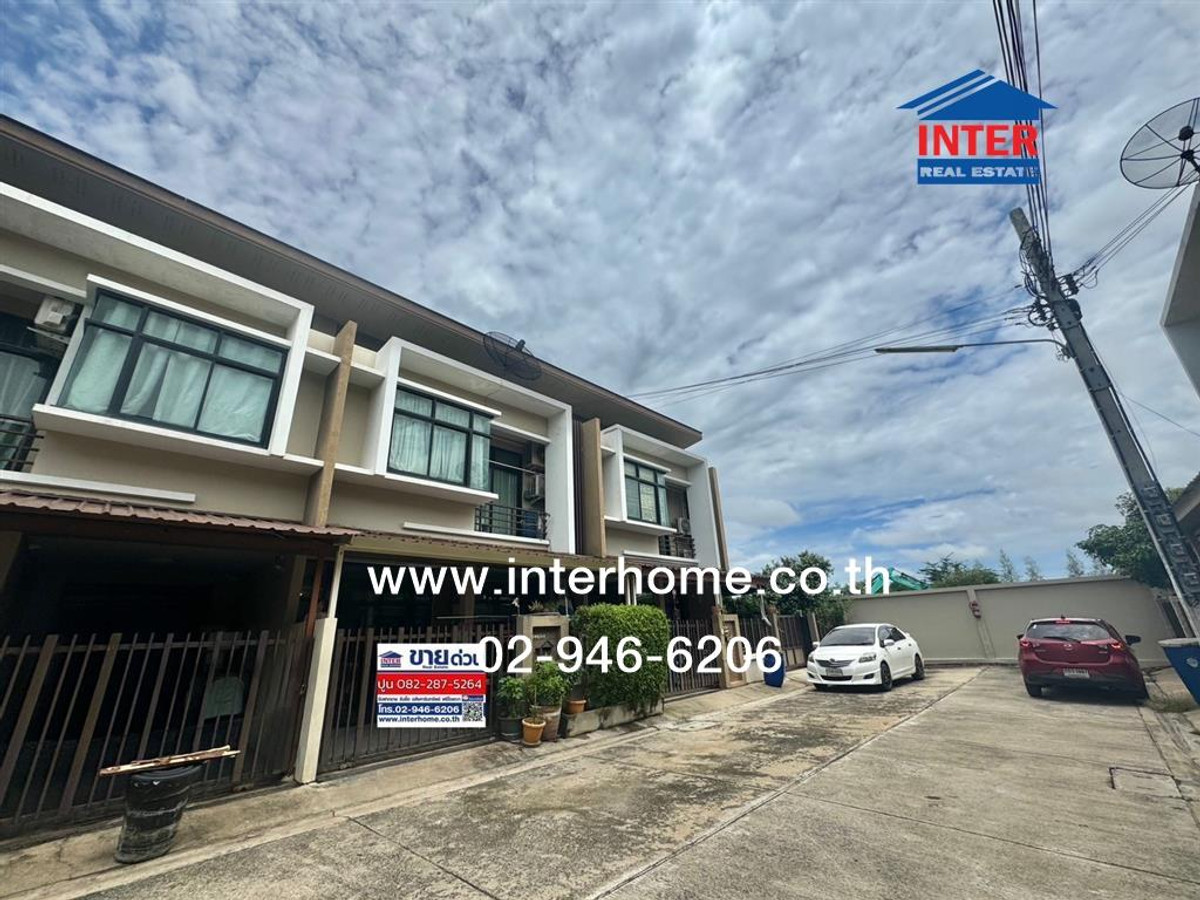 2-story townhouse, 19.5 sq m, Thanarin Village, Townhome 4, Soi Wat Yai, Suksawat Road. Khlong Sappasamit Road Phra Samut Chedi, Samut Prakan – รูปที่ 3