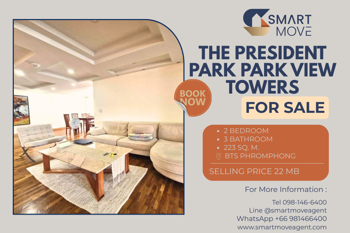 🔥 For Sale !! high floor 37++, Newly renovated, View Chao Phraya River !! 🔥 Code C20241200016..........The President Park Park View Towers, 2 bedroom, 3 bathroom, furnished, Special Deal!!📣📣 🔥 For Sale !! high floor 37++, Newly renovated, View Chao Phraya River !! 🔥 Code C20241200016..........The President Park Park View Towers, 2 bedroom, 3 bathroom, furnished, Special Deal!!📣📣