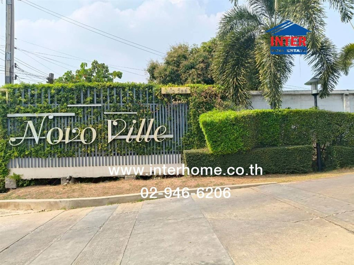 Townhouse, 2 floors, 20.7 sq m, Novoville Village. Wongwaen-Bang Yai Road along Khlong Lakkon Road number 345 Road No. 346, Bang Bua Thong, Nonthaburi Townhouse, 2 floors, 20.7 sq m, Novoville Village. Wongwaen-Bang Yai Road along Khlong Lakkon Road number 345 Road No. 346, Bang Bua Thong, Nonthaburi