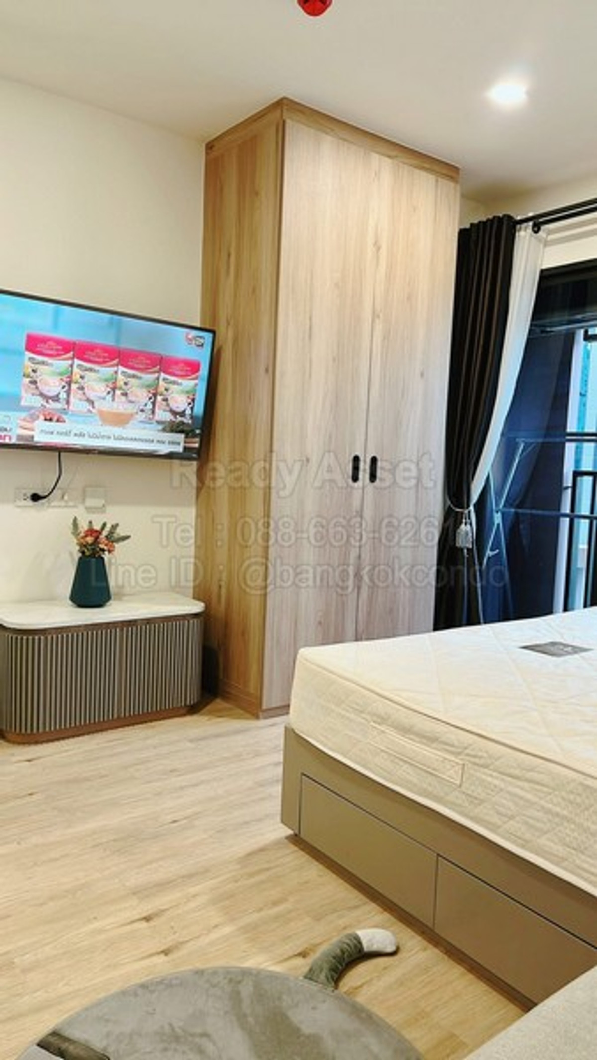 CR6901-0016 Condo for rent Wonder Kaset 24.5 sq m 1 bedroom 5th floor quiet corner unit – รูปที่ 4