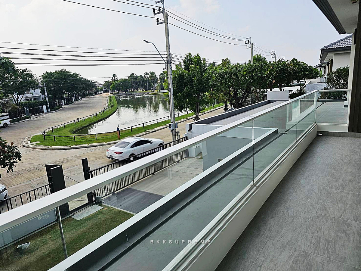 (พร้อมให้เช่า) ** บ้านเดี่ยว มัณฑนา เวสต์เกต ทำเลวิวสระน้ำ ** – รูปที่ 3