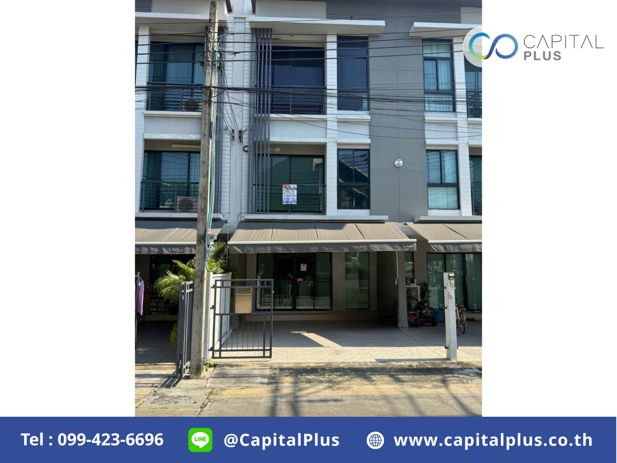 3-story townhouse for sale Baan Klang Muang Ngamwongwan 25.9 sq m. 3-story townhouse for sale Baan Klang Muang Ngamwongwan 25.9 sq m.