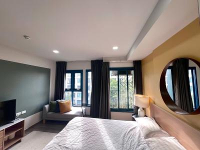 🔥For Rent Now! 🔥The Base Sukhumvit 50, Studio room, perfect for singles or living alone. Compact city living, convenient transportation, shuttle service to BTS On Nut station available❗