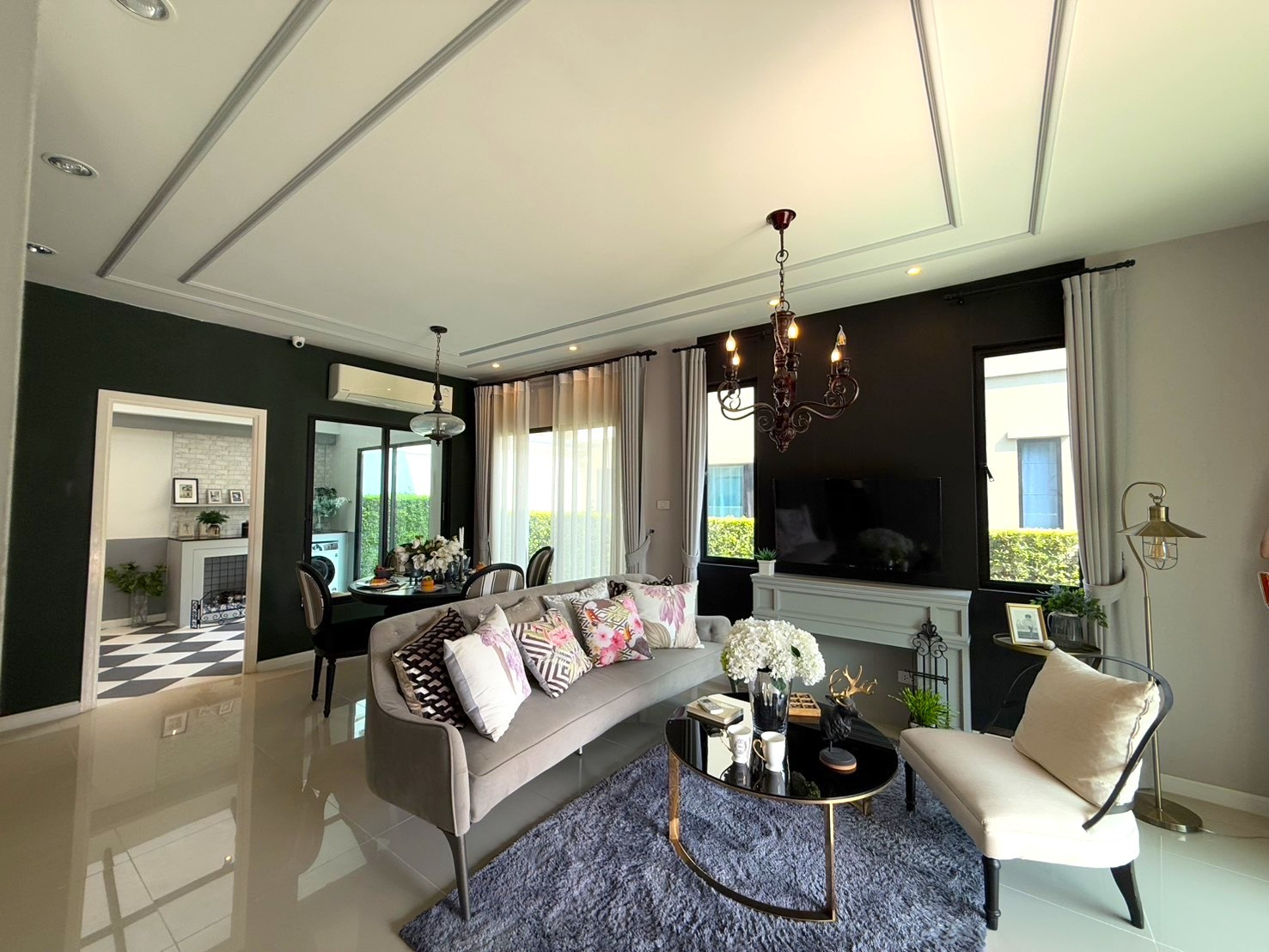 Model house, corner townhome, just bring your bags and move in, 4 bedrooms, near Sarasas Witaed Ratchaphruek School. Model house, corner townhome, just bring your bags and move in, 4 bedrooms, near Sarasas Witaed Ratchaphruek School.
