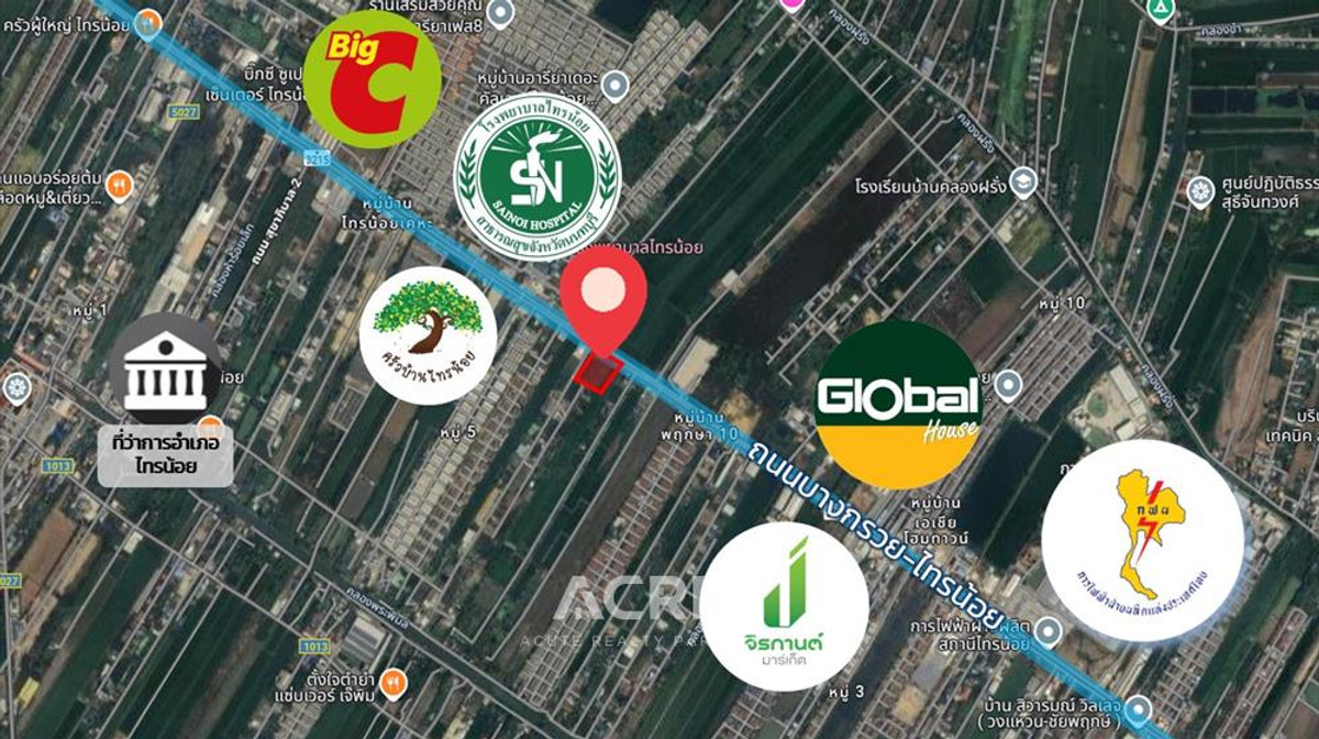 ขายที่ดินทำเลทอง ติดถนนใหญ่ บางกรวย–ไทรน้อย – รูปที่ 4