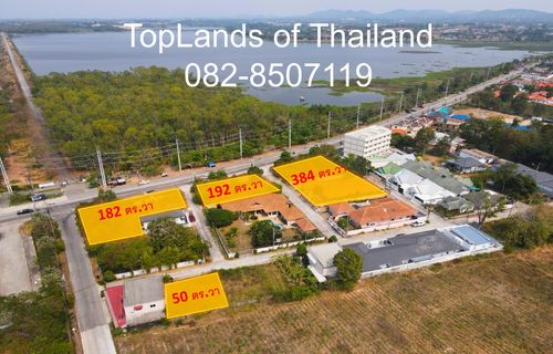 Land for sale, view of Map Prachan Reservoir, Pattaya City, Chonburi Province (suitable for building a Pool Villa), 808 sq m, can be divided and sold.